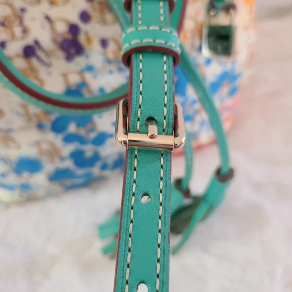 Dooney & Bourke 1975 Signature Paint Splatter Drawstring Bag & Matching Wallet - Picture 16 of 16